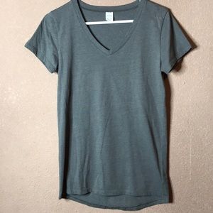 Grey v-neck